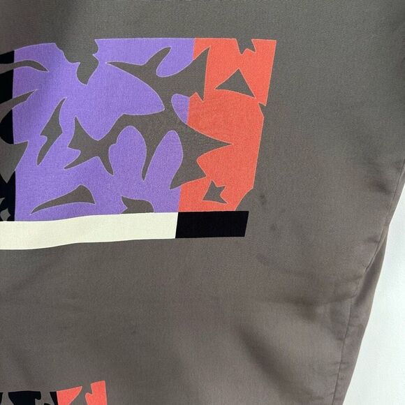 Bonwit Teller Vintage Women’s Polyester Geometric Abstract Avant Garde Art to We - Picture 5 of 13